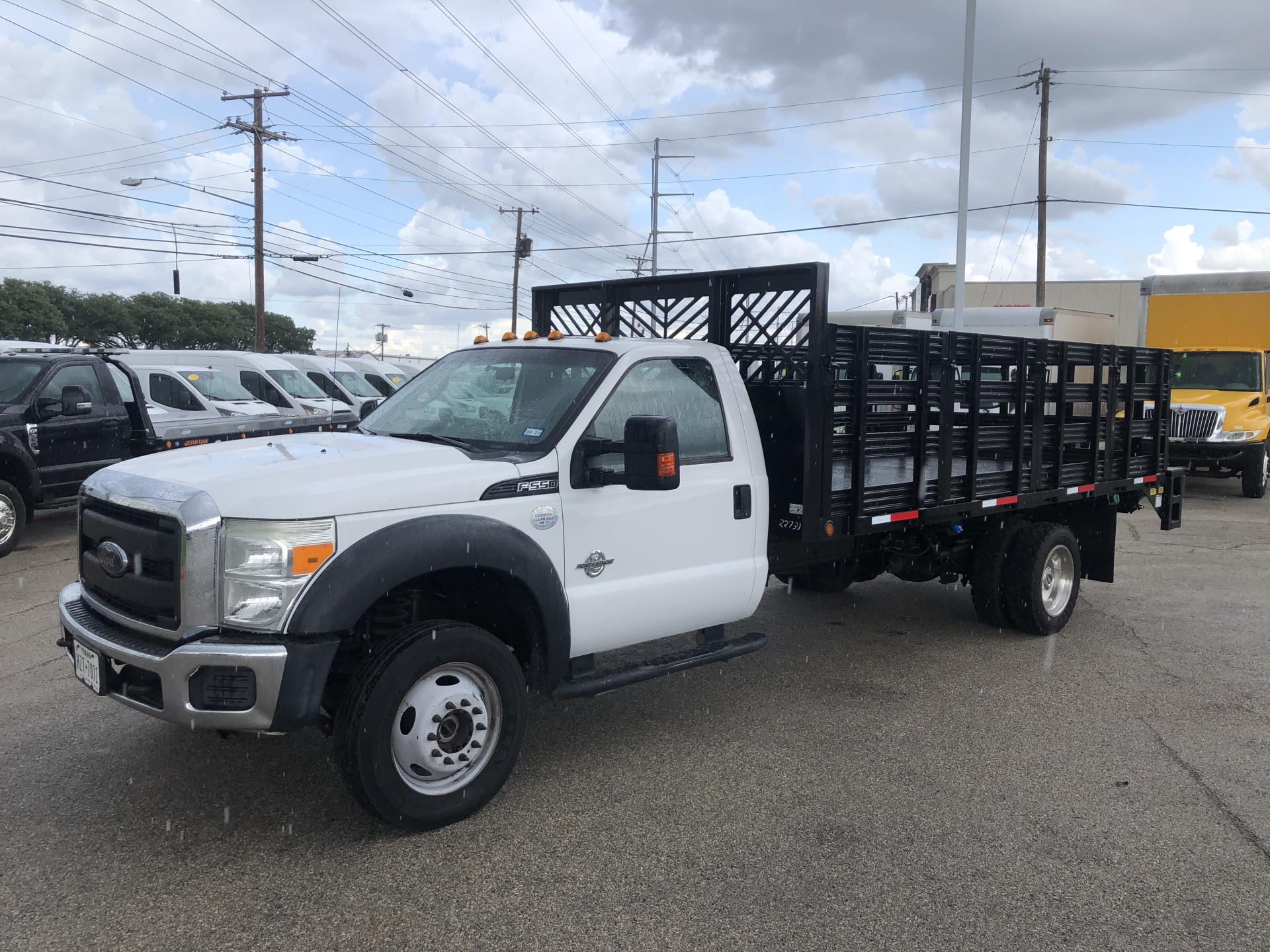Used 2016 Ford F-550 Regular Cab 4x4, Stake Bed for sale #1377683 - photo 1
