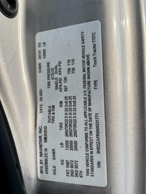 2022 International LT625-15