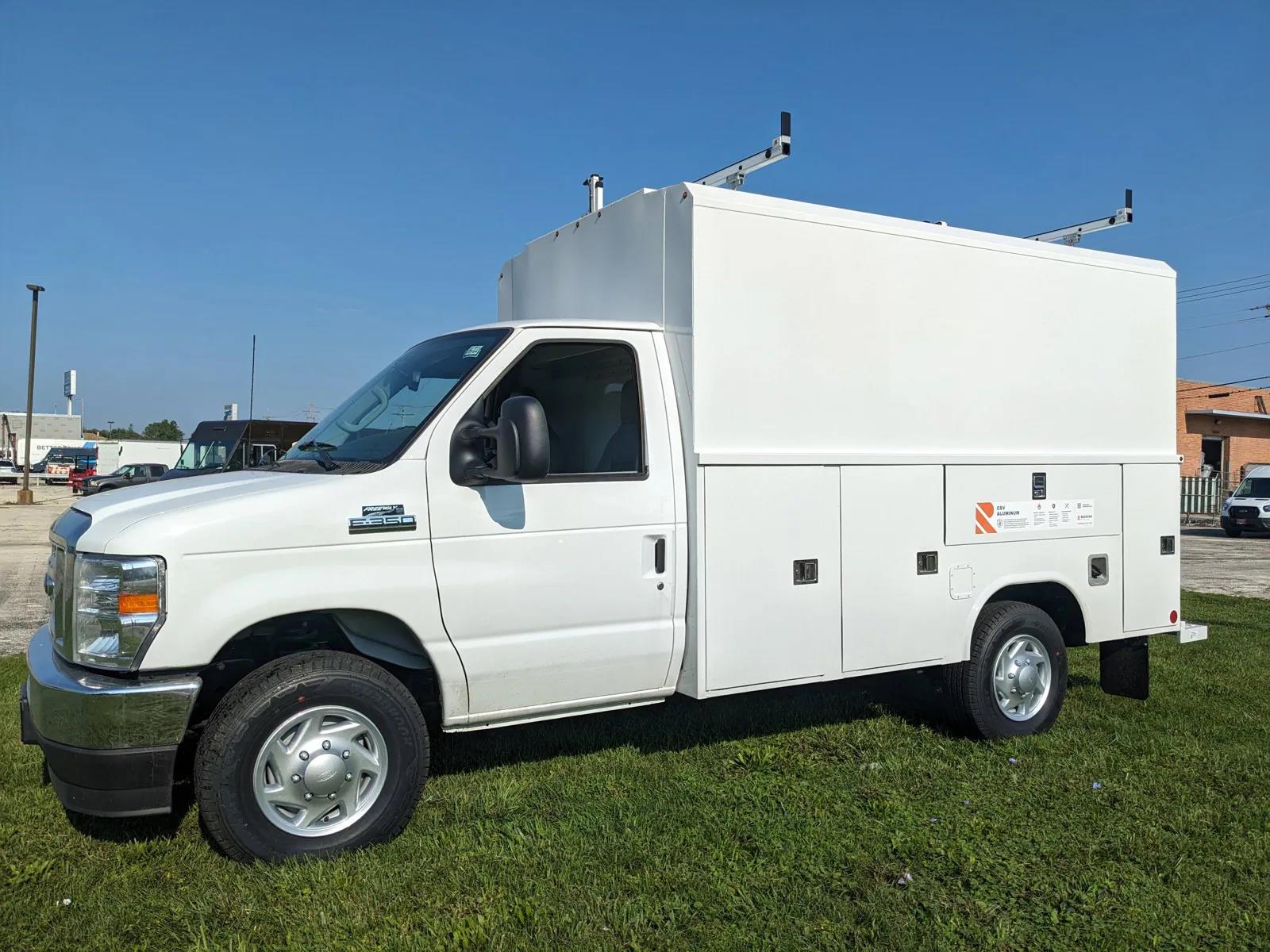 New 2024 Ford E-350 Standard RWD, 11' Reading Aluminum CSV Service Utility Van for sale #1704805 - photo 6