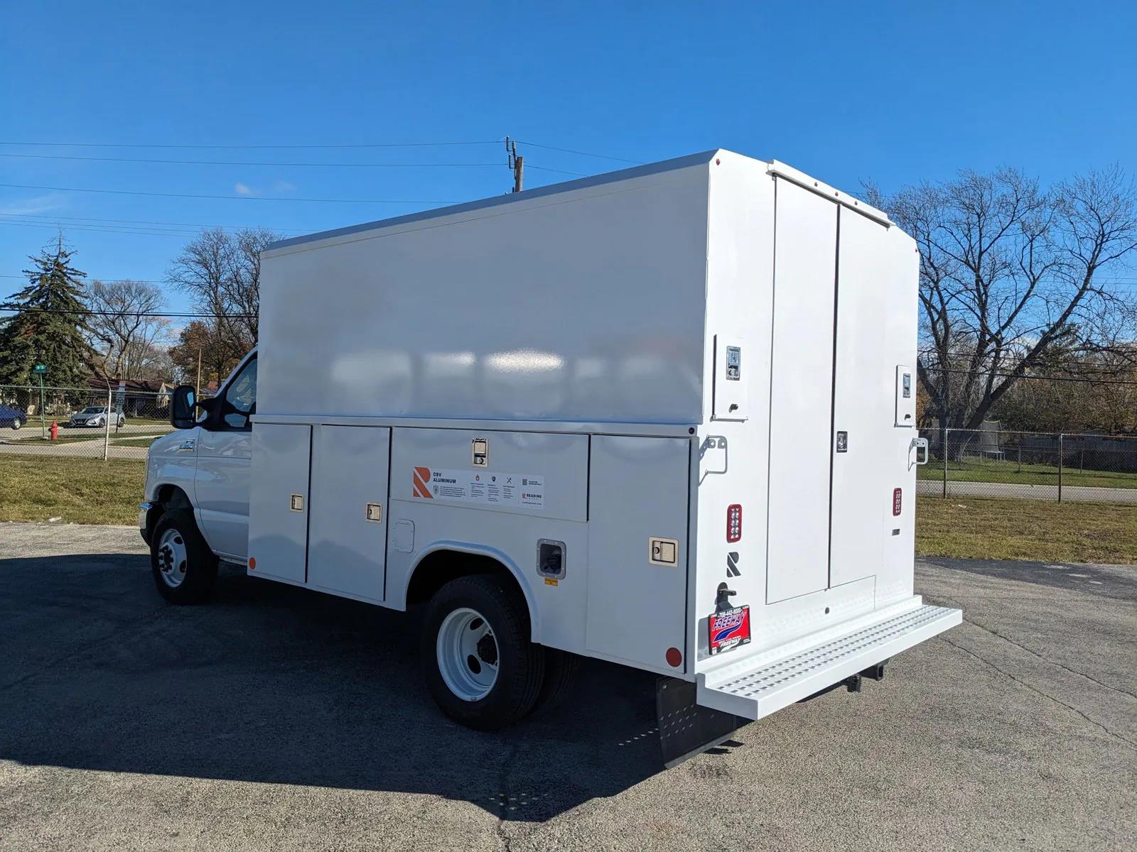 New 2024 Ford E-350 Standard RWD, 11' Reading Aluminum CSV Service Utility Van for sale #1704933 - photo 2