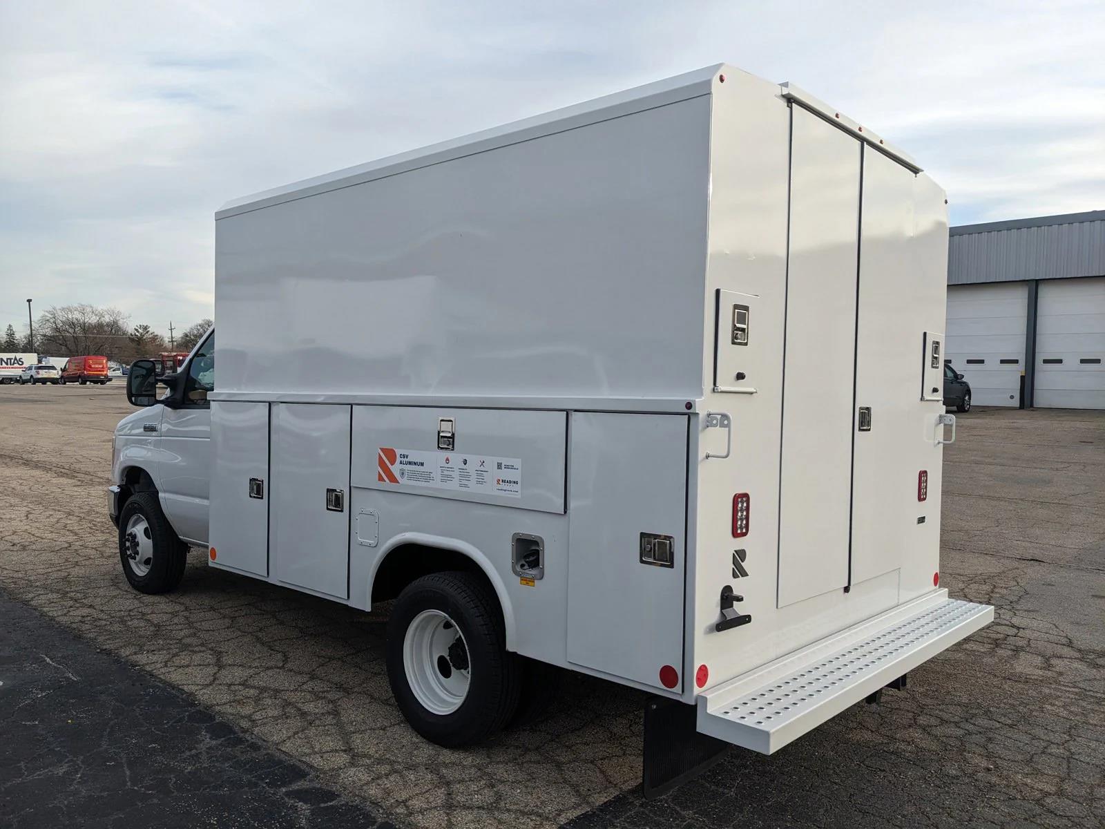 New 2024 Ford E-350 Standard RWD, 11' Reading Aluminum CSV Service Utility Van for sale #1704940 - photo 2