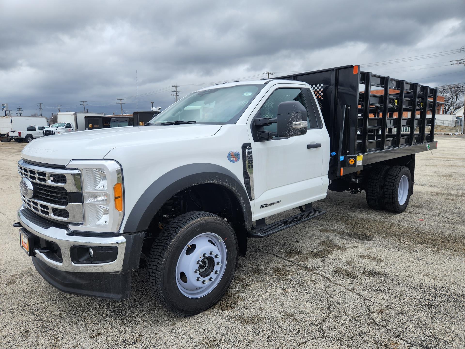 New 2023 Ford F-450 XL Regular Cab 4x4, 12' Monroe Truck Equipment Versa-Line Stake Body for sale #1705459 - photo 2