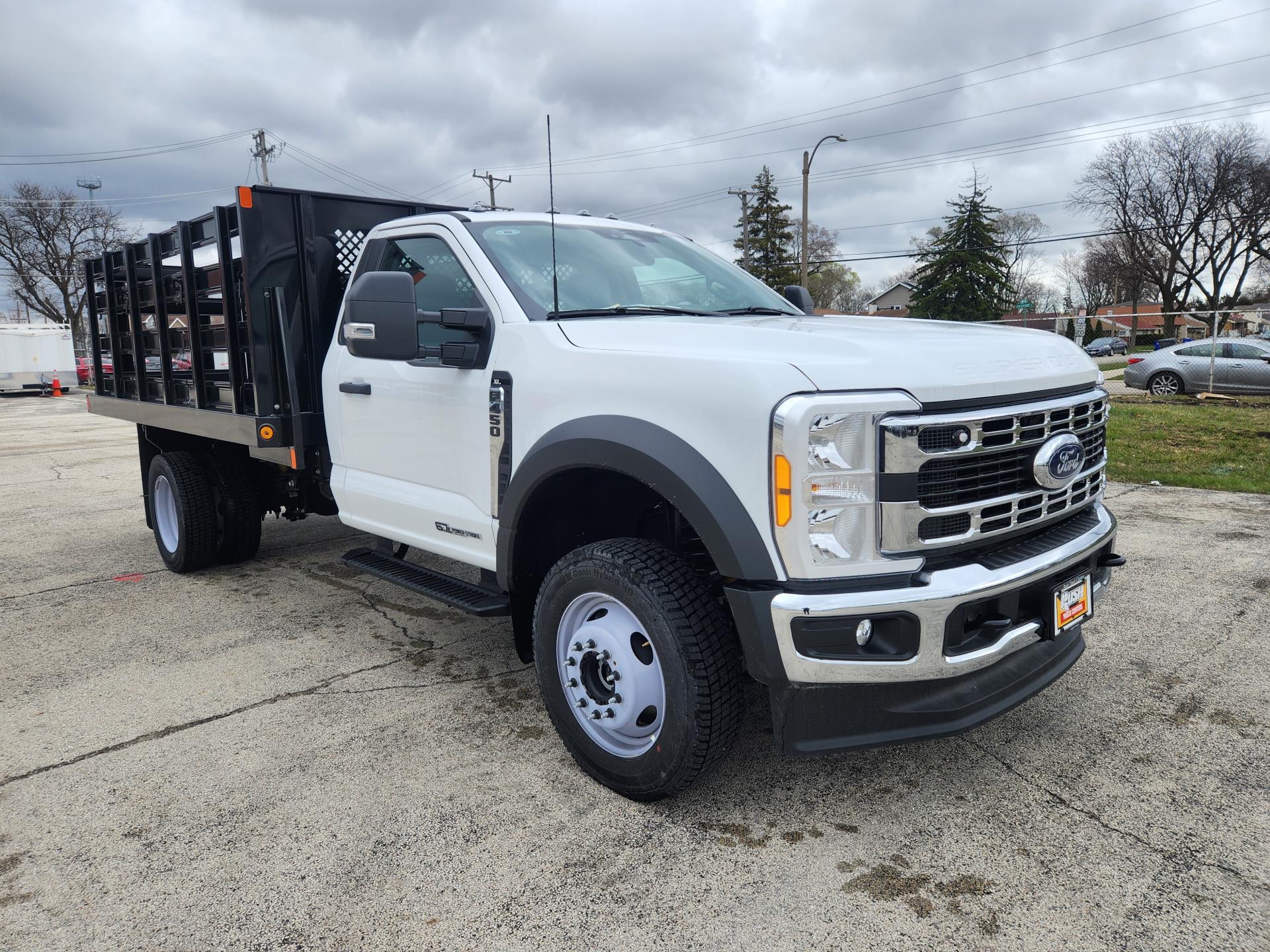 New 2023 Ford F-450 XL Regular Cab 4x4, 12' Monroe Truck Equipment Versa-Line Stake Body Stake Bed for sale #1705459 - photo 6