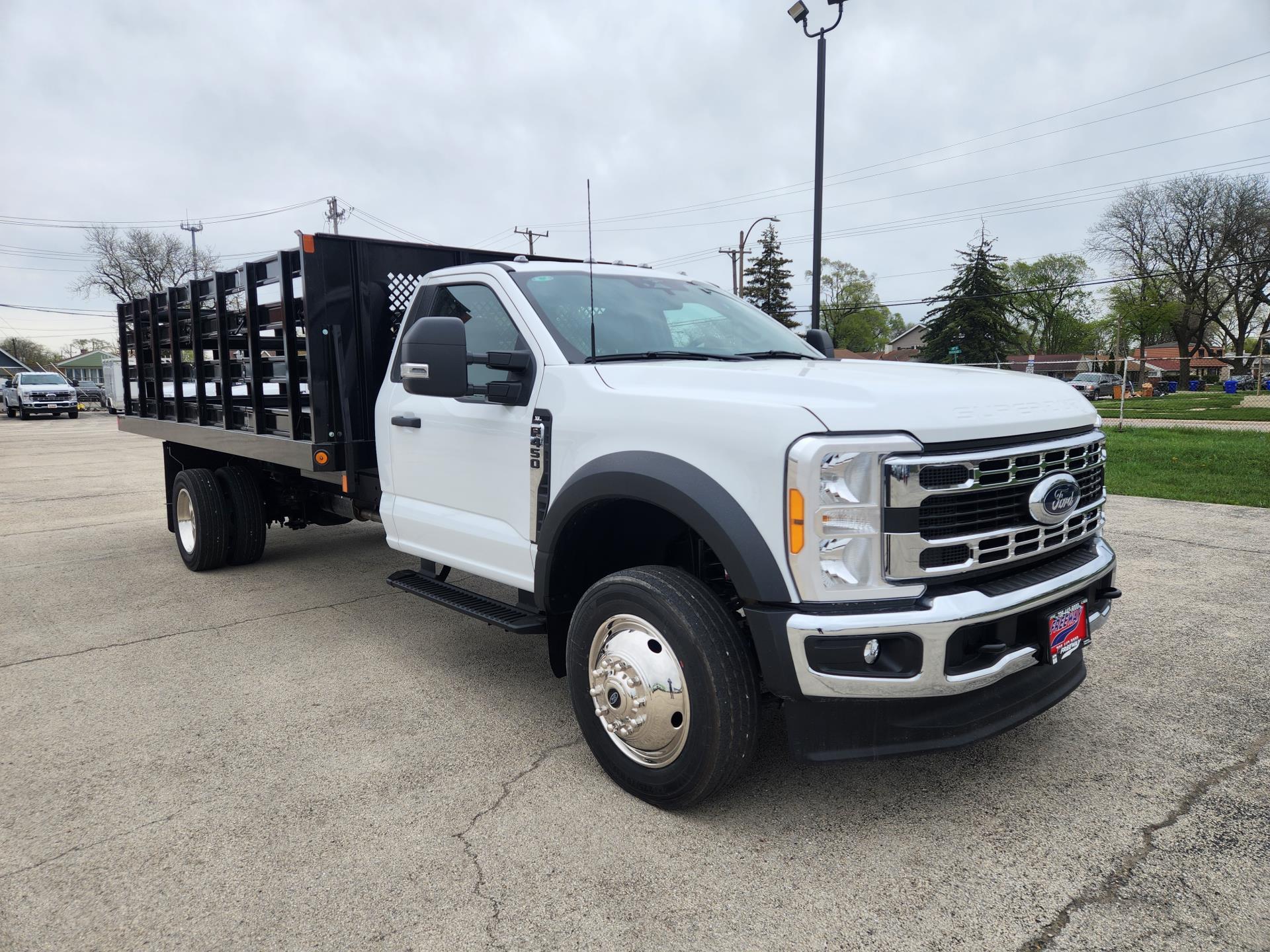 New 2023 Ford F-450 XL Regular Cab 4x2, 16' Monroe Truck Equipment Versa-Line Stake Body Stake Bed for sale #1705429 - photo 5
