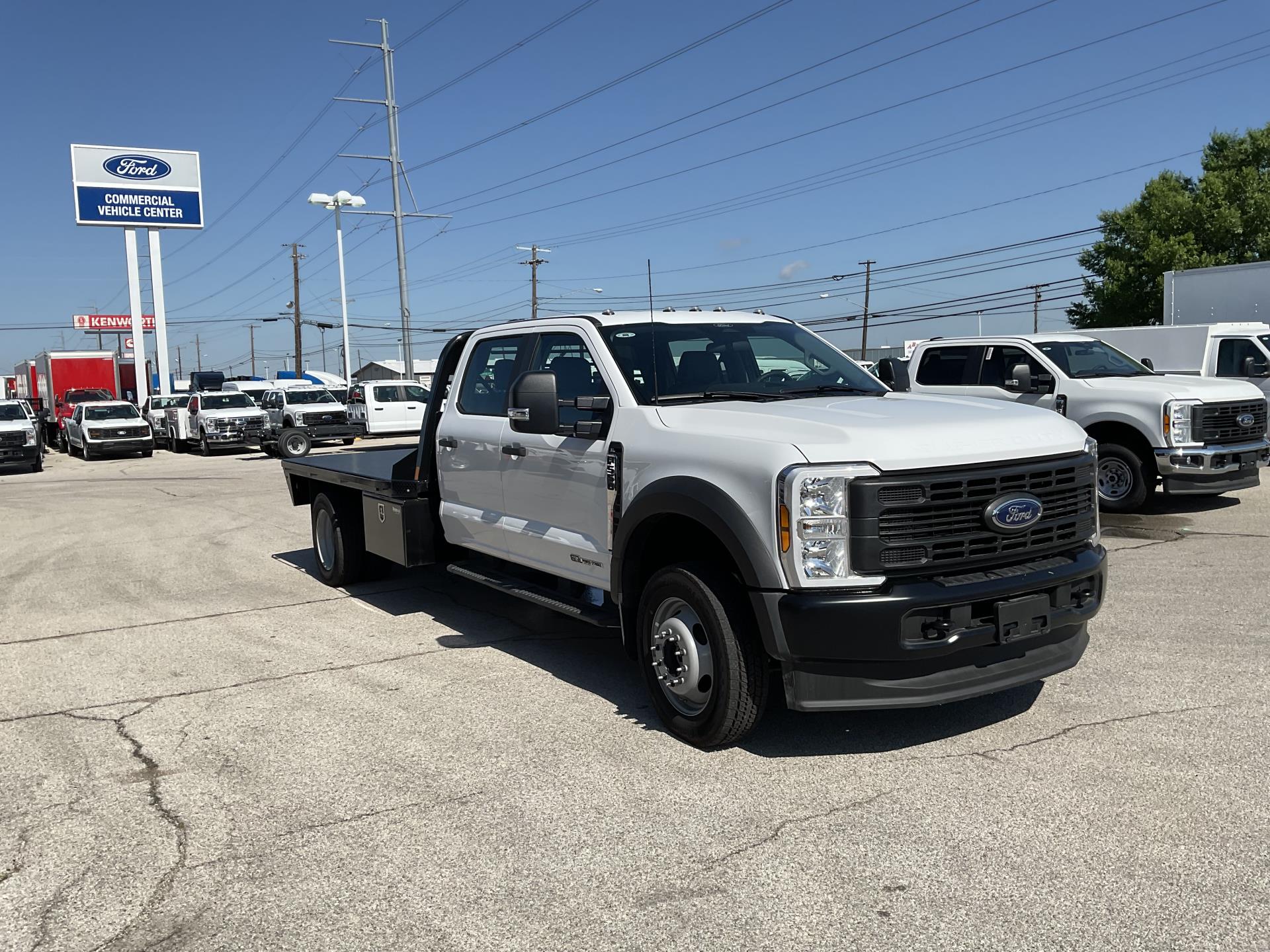 New 2024 Ford F-550 XL Crew Cab 4x4, 11' 4" CM Truck Beds RD Model Flatbed Truck for sale #1719197 - photo 1