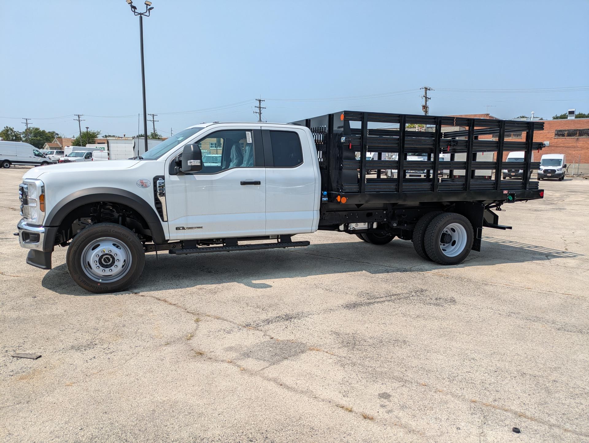 New 2024 Ford F-550 XL Super Cab 4x4, 12' 4" Reading Steel Stake Bed for sale #1790860 - photo 1