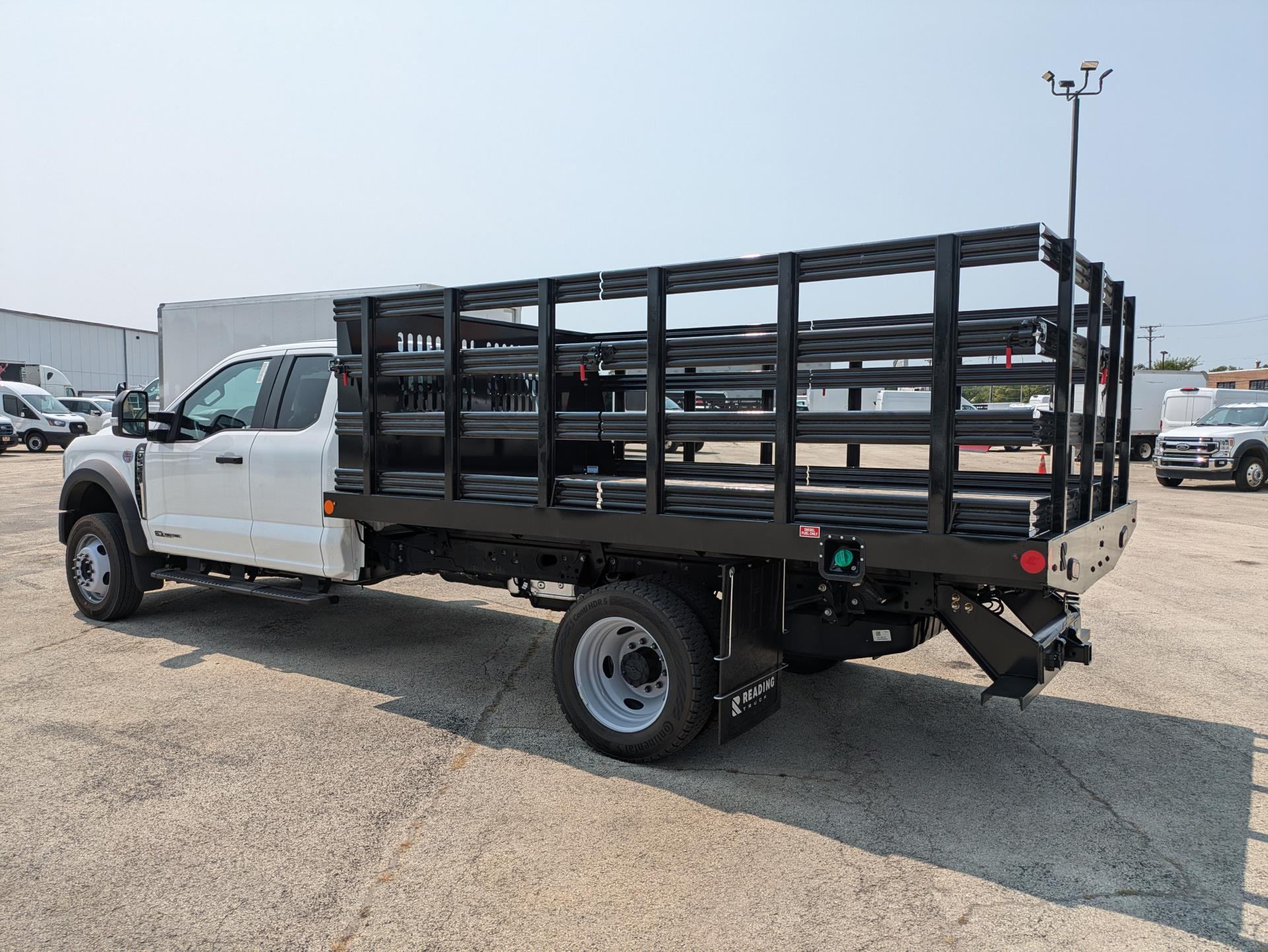 New 2024 Ford F-550 XL Super Cab 4x4, 12' 4" Reading Steel Stake Bed for sale #1790860 - photo 2