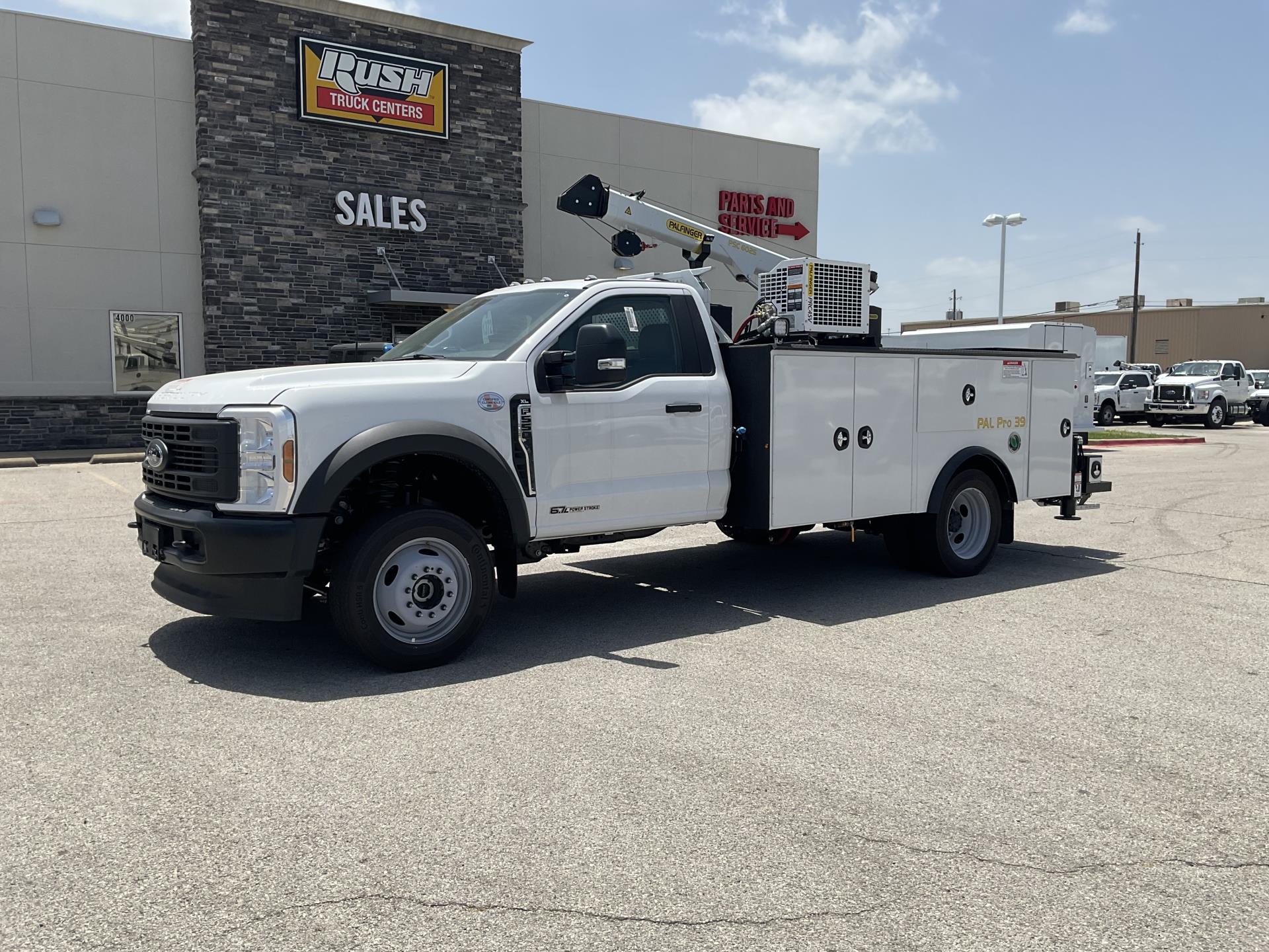 New 2024 Ford F-550 XL Regular Cab 4x4, 11' Palfinger PAL Pro 39 Mechanics Body for sale #1776016 - photo 1