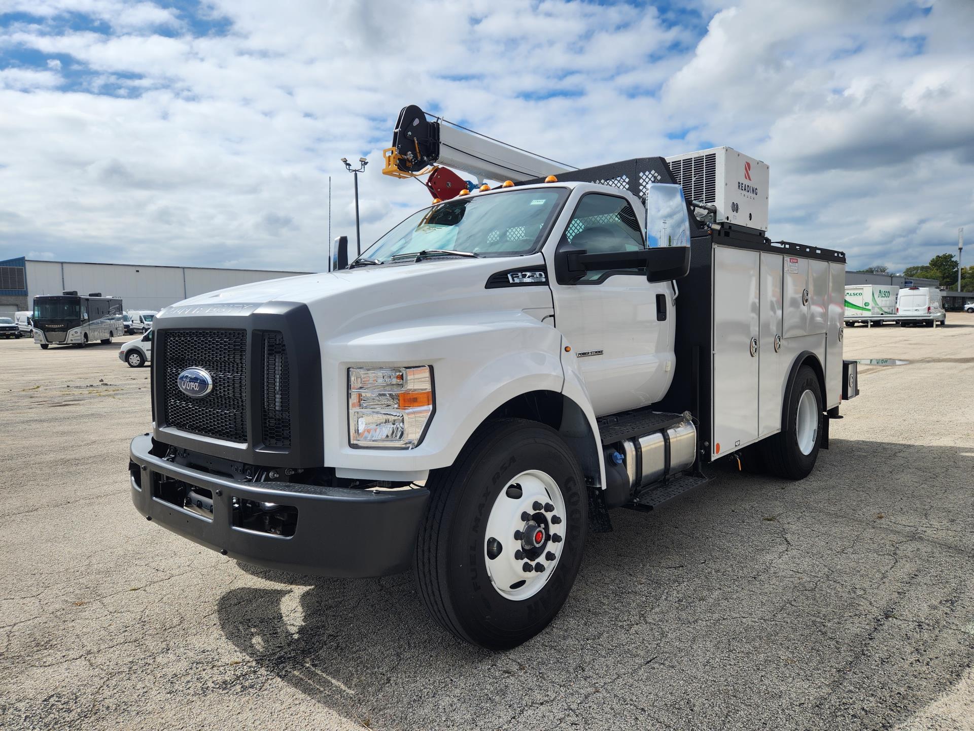 New 2025 Ford F-750 Standard Regular Cab 4x2, 11' Reading Master Mechanic HD Crane for sale #1774630 - photo 1