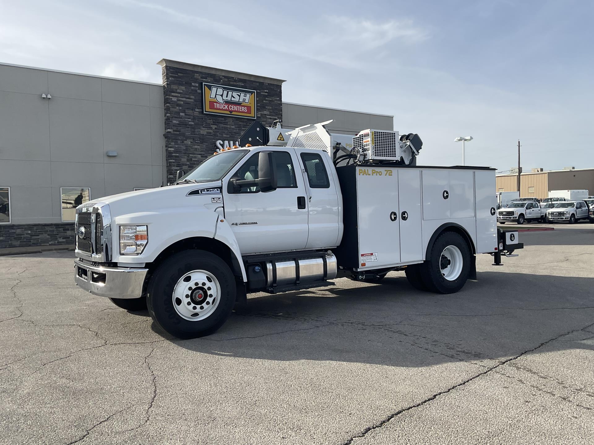 New 2025 Ford F-750 Standard Super Cab 4x2, 11' Palfinger PAL Pro 72 Mechanics Body for sale #1723295 - photo 1