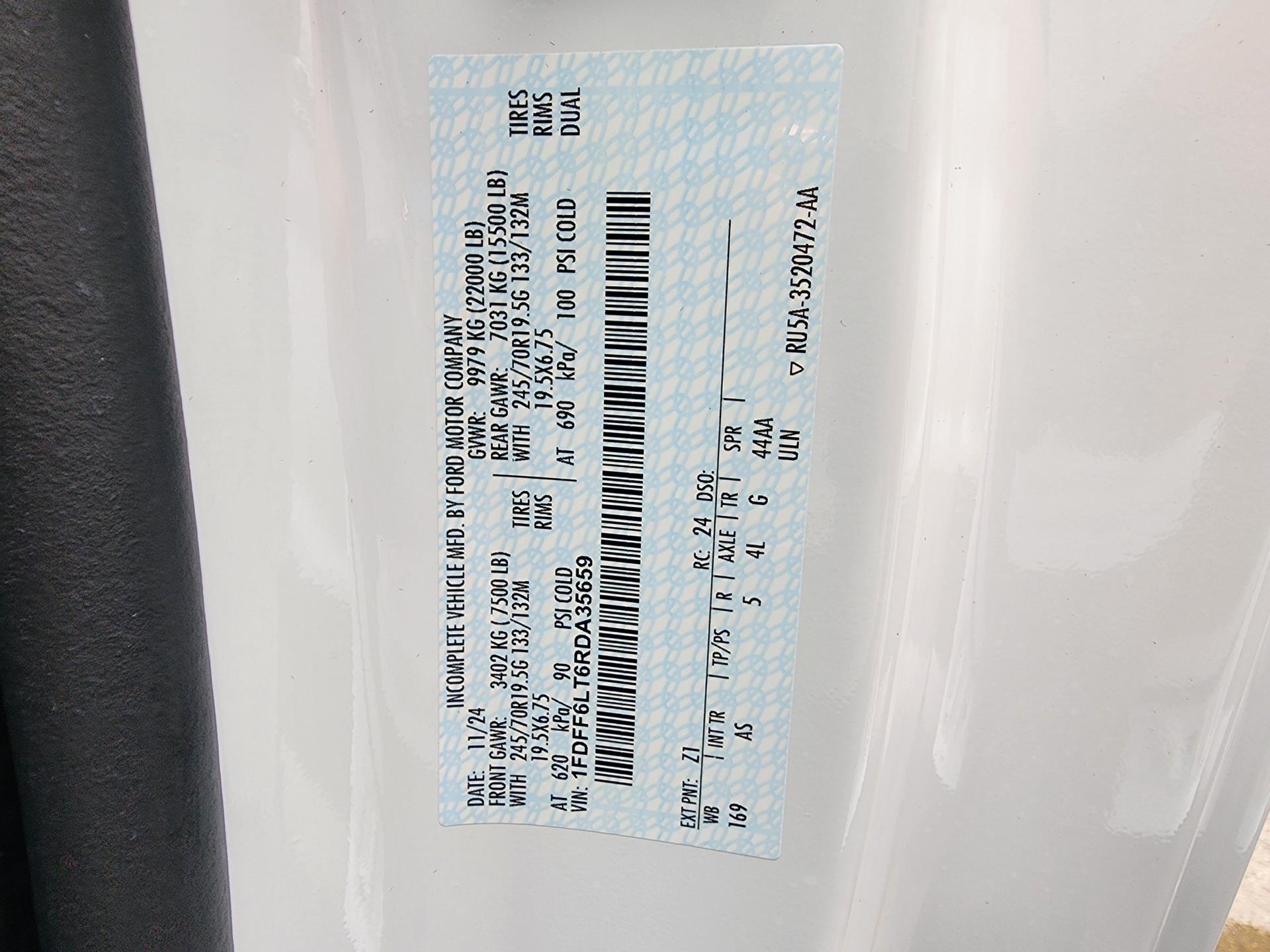 2024 Ford F-600 Regular Cab DRW 4x4 Cab Chassis for sale #1838034 - photo 23