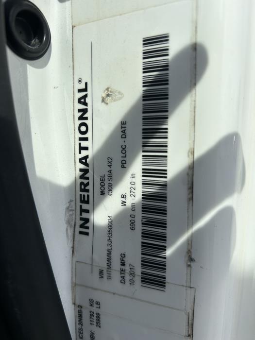 2018 International 4300-26