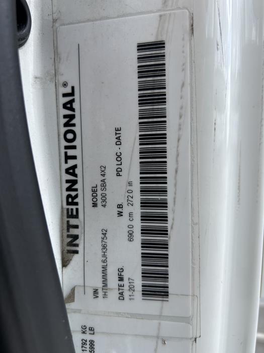 2018 International 4300-26