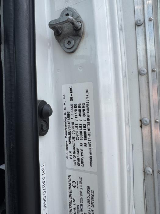 2019 Hino 268A-11