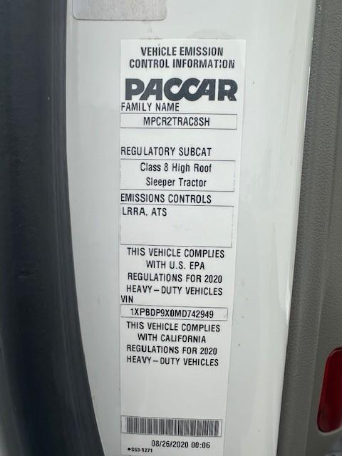 2021 Peterbilt 579-9