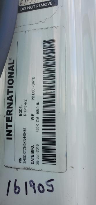 2019 International RH613-14