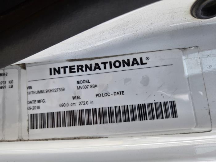 2019 International MV607-23