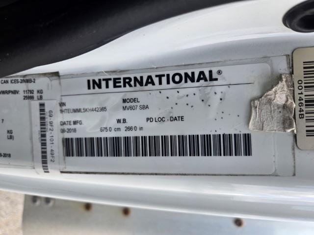 2019 International MV607-27