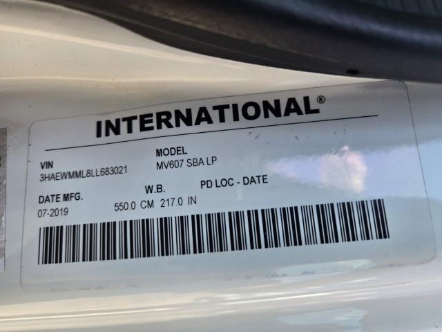 2020 International MV607-22