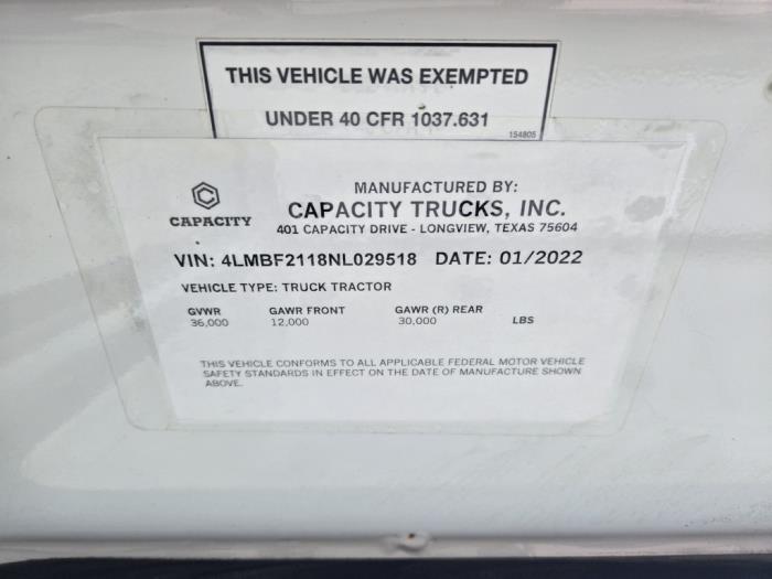 2022 Capacity TJ5000-19