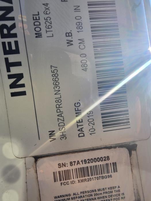 2020 International LT625-2