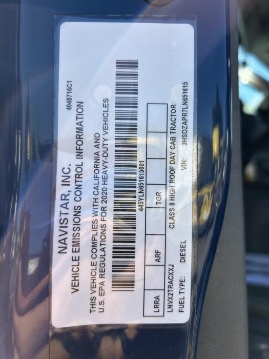 2020 International LT625-25