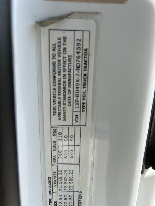 2022 Peterbilt 579-28