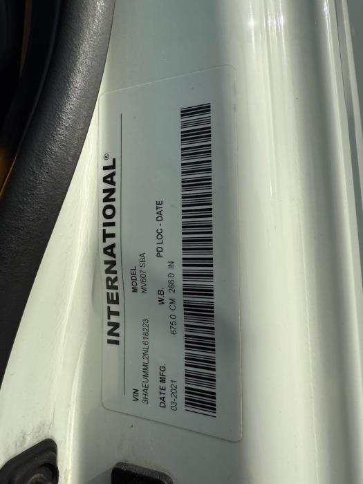 2022 International MV607-19