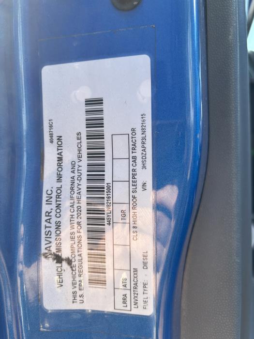 2020 International LT625-29