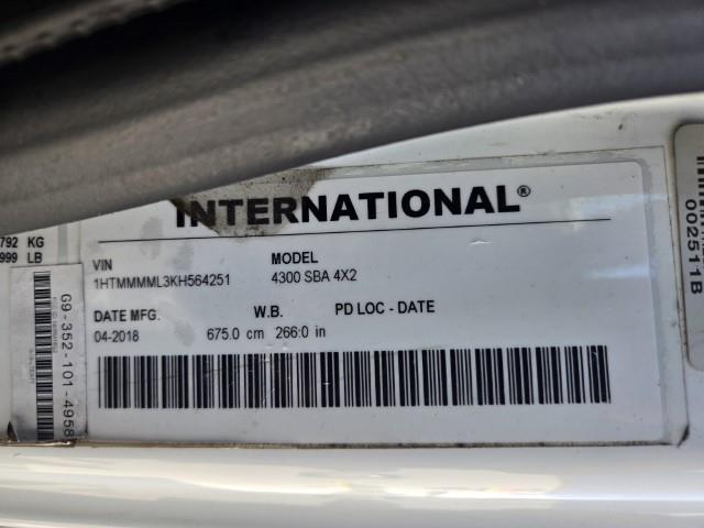 2019 International 4300-23
