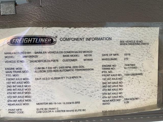 2020 Freightliner Business Class M2 106-27