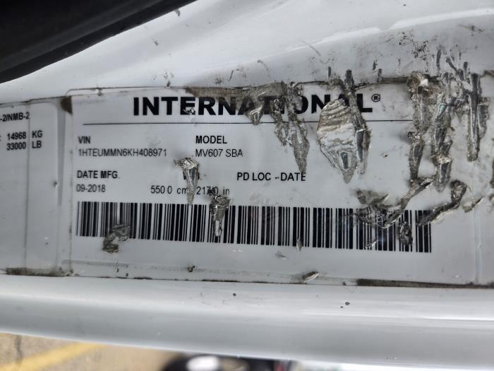 2019 International MV607-23