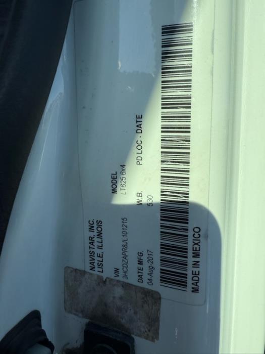 2018 International LT625-14