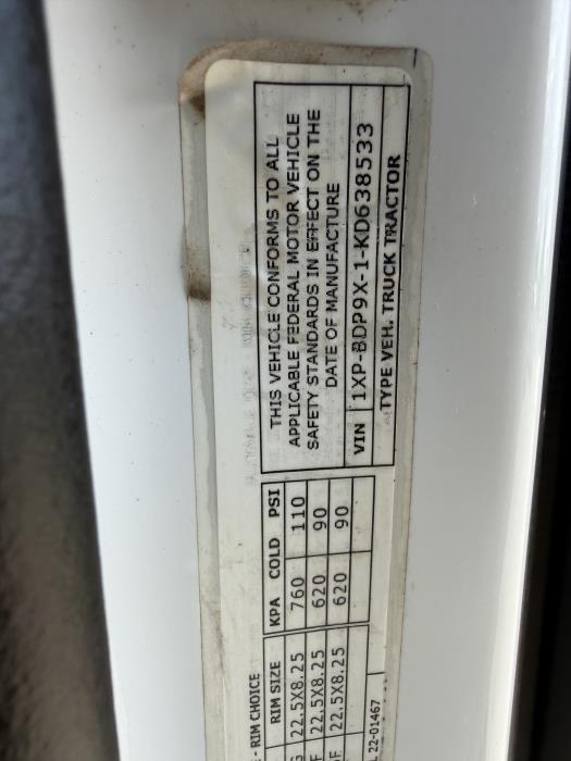 2019 Peterbilt 579-26