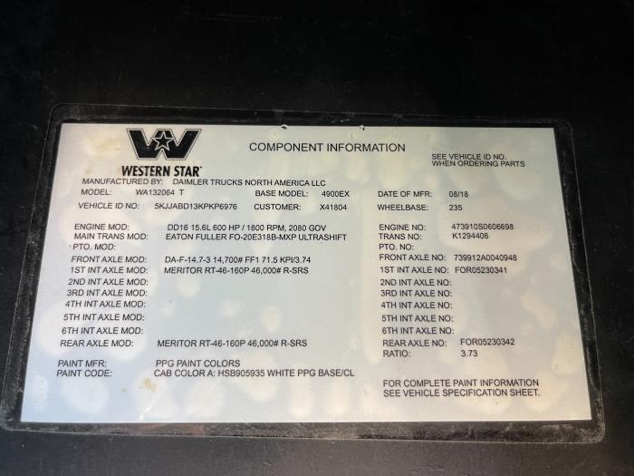 2019 Western Star 4900EX-23