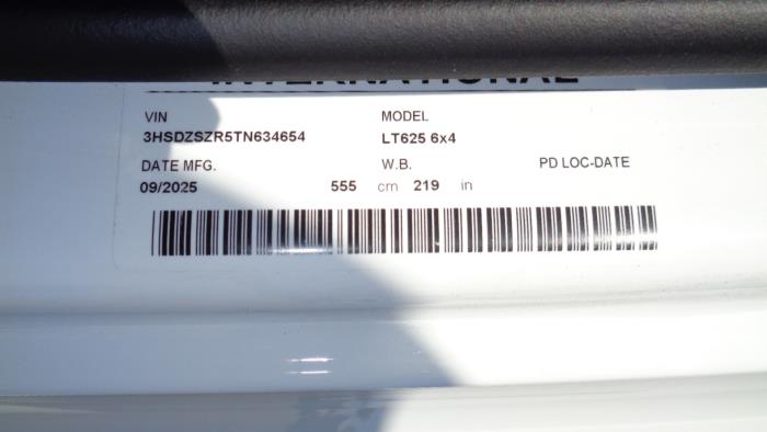 2026 International LT625-18