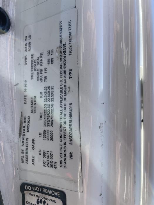 2020 International LT625-1