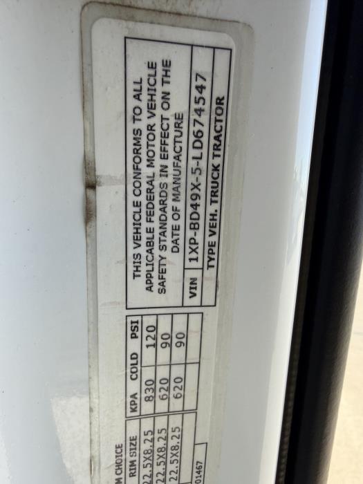 2020 Peterbilt 579-29