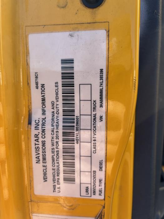 2019 International MV607-23