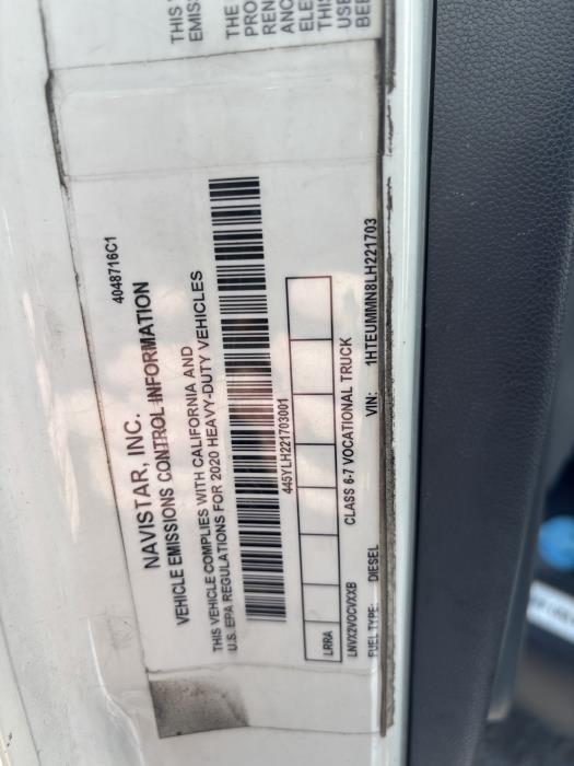 2020 International MV607-20