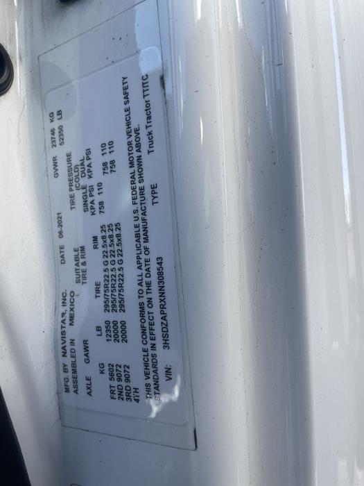 2022 International LT625-4