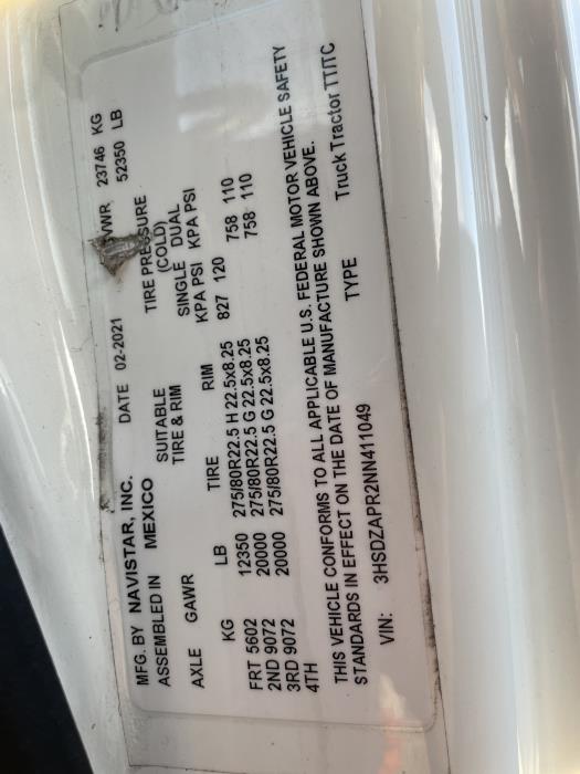 2022 International LT625-1