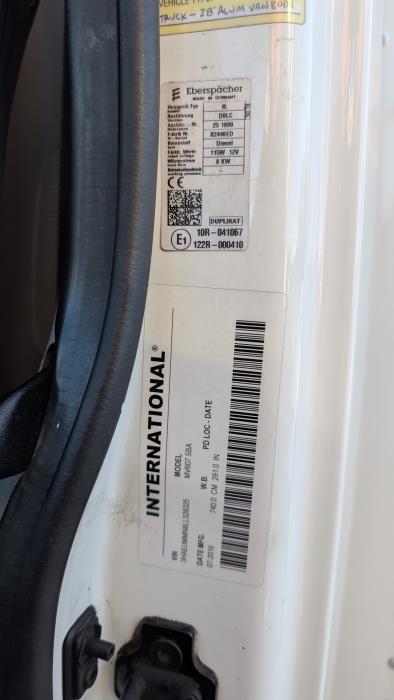 2020 International MV607-26