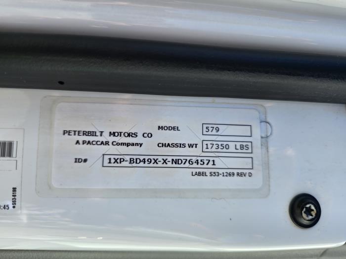 2022 Peterbilt 579-24