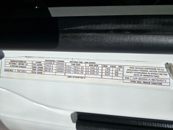 2022 Peterbilt 579-26