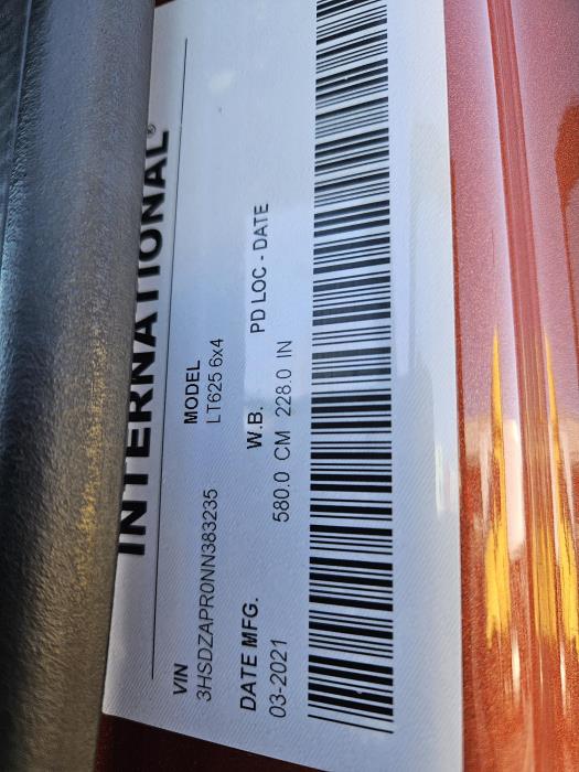 2022 International LT625-3