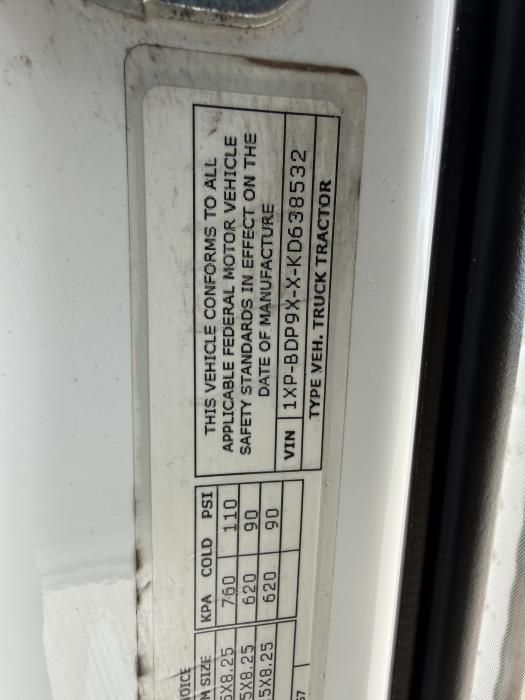 2019 Peterbilt 579-26