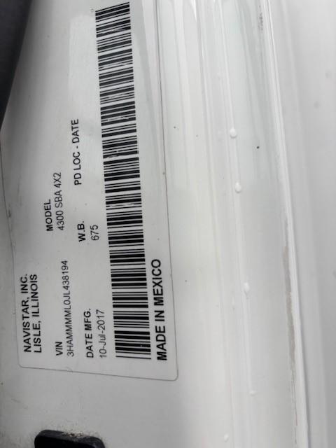 2018 International 4300-15