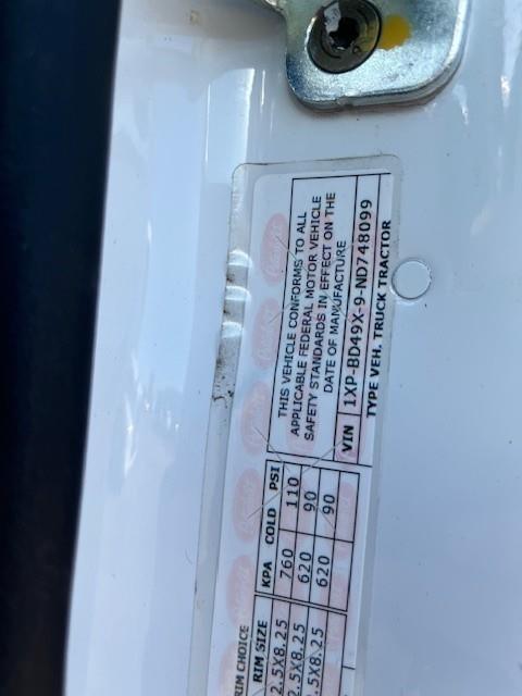 2022 Peterbilt 579-20