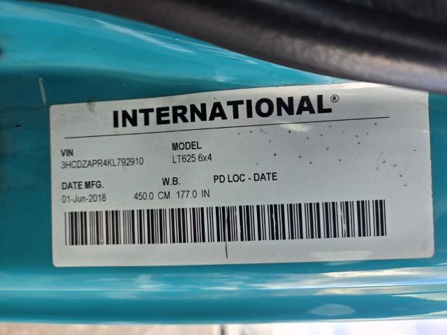 2019 International LT625-17